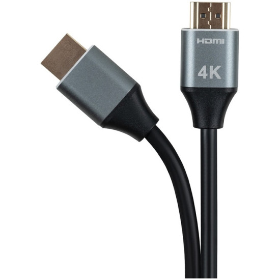 Cablu High Speed HDMI 2.0 Tellur, 4K, 18Gbps, tata-tata, Ethernet, aurit, 3m, negru