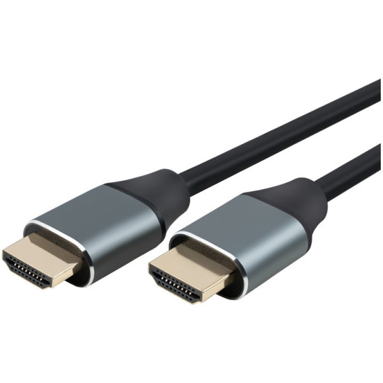 Cablu High Speed HDMI 2.0 Tellur, 4K, 18Gbps, tata-tata, Ethernet, aurit, 3m, negru