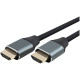 Cablu High Speed HDMI 2.0 Tellur, 4K, 18Gbps, tata-tata, Ethernet, aurit, 3m, negru
