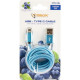 Cablu de date Sbox Fuity Plavi USB - Type C, Albastru