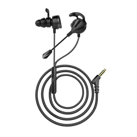 Casti gaming  White Shark, in ear GE-537 BLACKBIRD negru