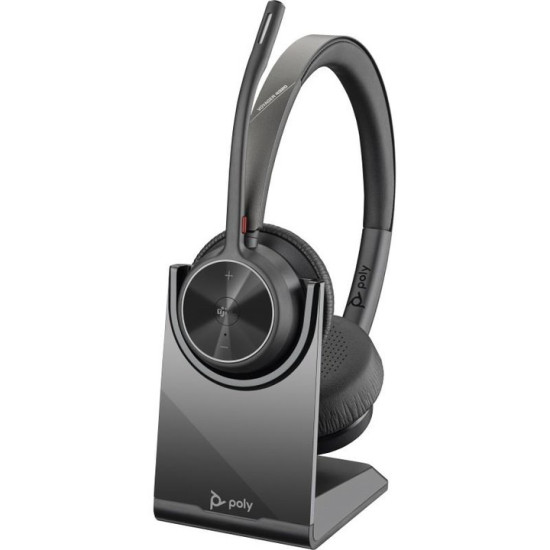 Casca Poly Voyager 4320 Microsoft Teams Certified +BT700 dongle +Charging Stand(77Z00AA)