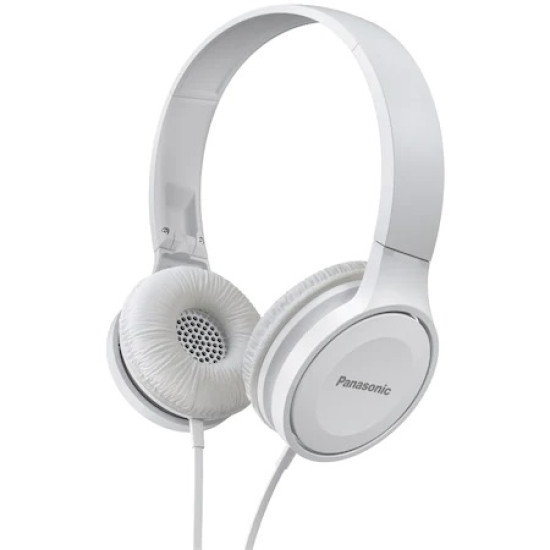 Casti audio cu banda Panasonic RP-HF100ME-W, Microfon, White
