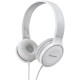 Casti audio cu banda Panasonic RP-HF100ME-W, Microfon, White