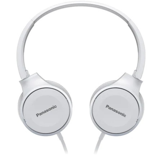 Casti audio cu banda Panasonic RP-HF100ME-W, Microfon, White