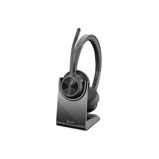 Casti Poly Voyager 4320 MS cu microfon , Negru