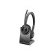 Casti Poly Voyager 4320 MS cu microfon , Negru