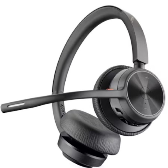 Casti Poly Bluetooth Stereo, Voyager C UC USB-C, Negru