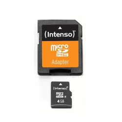 Intenso Micro SD Card 4GB SDHC High Capacity