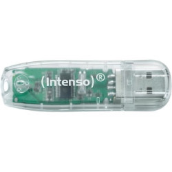 Memorie USB  2.0 Intenso 32 GB Rainbow Line transparent
