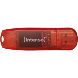 Memorie USB  2.0 Intenso 128 GB Rainbow Line rosu
