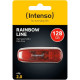 Memorie USB  2.0 Intenso 128 GB Rainbow Line rosu