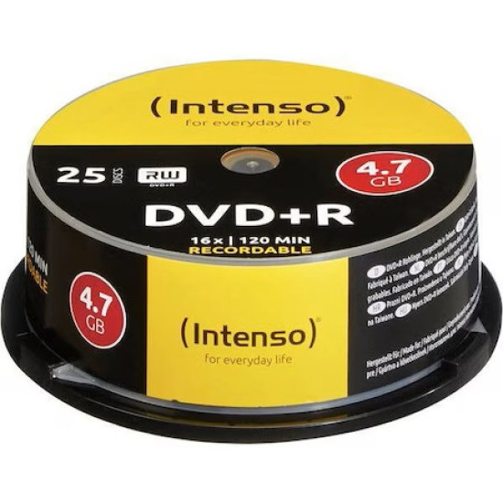Cake Box Intenso cu 25 buc DVD+R 4,7GB, 16x