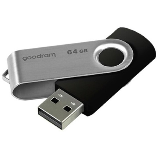 Memorie USB Goodram UTS2, 64GB,negru, USB 2.0,UTS2-0640K0R11