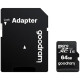Card de memorie microSD Goodram 64GB,UHS I,cls 10 + adaptor, M1AA-0640R12
