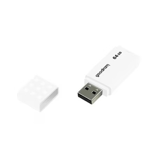 Memorie USB Goodram UME2, 64GB,alb, USB 2.0, UME2-0640W0R11