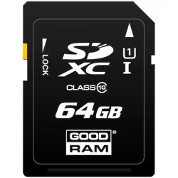 Card de memorie SD Goodram 64GB,UHS I,cls 10, S1A0-0640R12