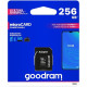 Card de memorie microSD Goodram 256GB,UHS I,cls 10 + adaptor, M1AA-2560R12