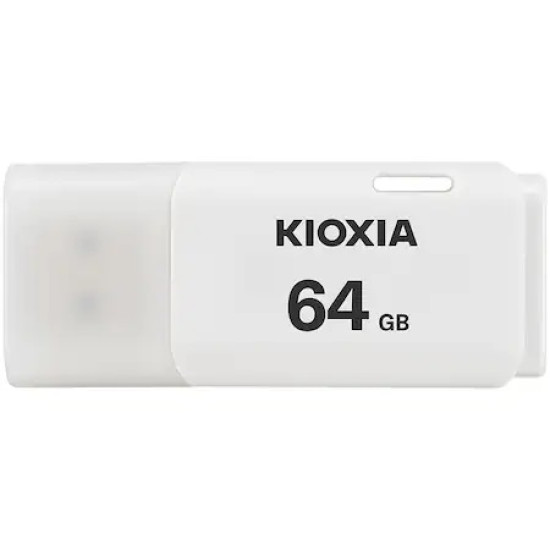 Memorie USB Kioxia Hayabusa U202, 64GB,alb, USB 2.0,LU202W064GG4