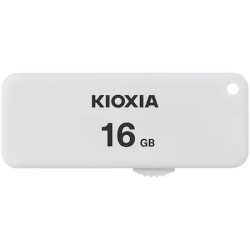 Memorie USB Kioxia Yamabiko U203, 16GB,alb, USB 2.0,LU203W016GG4