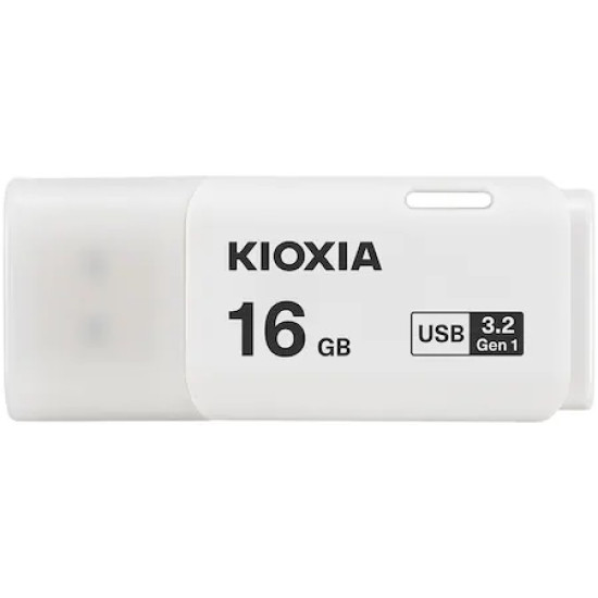 Memorie USB Kioxia Hayabusa U301, 16GB,alb, USB 3.0,LU301W016GG4