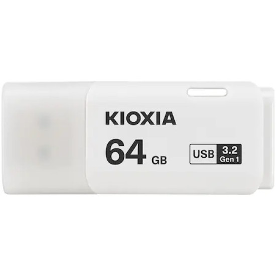 Memorie USB Kioxia Hayabusa U301, 64GB,alb, USB 3.0,LU301W064GG4