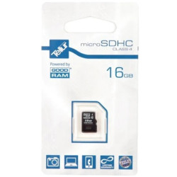 Card microSD Tellur 16GB cl4 SDU16GHCGRR10+T