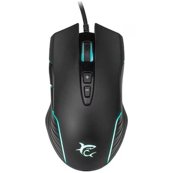 Mouse White Shark GM-5003 AZARAH RGB / 6.400 dpi Mouse White Shark GM-5003 AZARAH RGB / 6.400 dpi