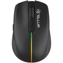 Mouse wireless Tellur, Silent Click, Negru