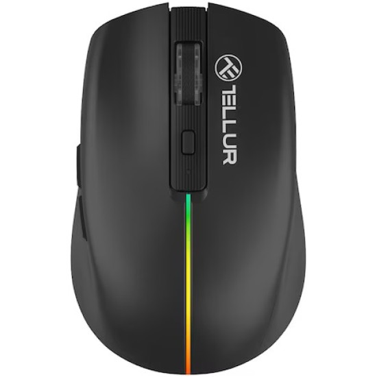 Mouse wireless Tellur, Silent Click, Negru