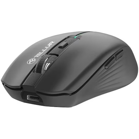 Mouse wireless Tellur, Silent Click, Negru