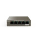Switch TENDA, PoE fara management 5 porturi (4 x GE PoE, 1 x GE) TEG1105P-4-63W