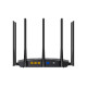 Router Wireless Gigabit TENDA RX2 Pro AX1500, Wi-Fi 6, Dual-Band 300/1201 Mbps, negru
