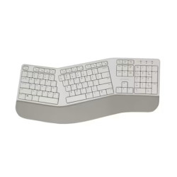 Tastatura ergonomica, SBox, Plastic, USB-A, Bej