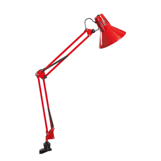 Lampa Birou Desk Rosu 1xE27 60W
