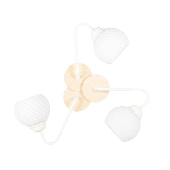 Lustra Enis1 Alb 3xE27 60W