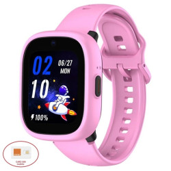 LAGENIO Smartwatch pentru copii cu Functie Telefon, K3, Premium, Monitorizare Sanatate, Conexiune 4G, Roz
