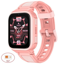 LAGENIO Smartwatch pentru copii cu Functie Telefon, K10 Conexiune 4G, Localizare GPS, IP68, Funcție SOS, Roz