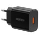 Choetech Incarcator Retea Mains Quick Charge USB-A,18W EU, 3.0A, Negru