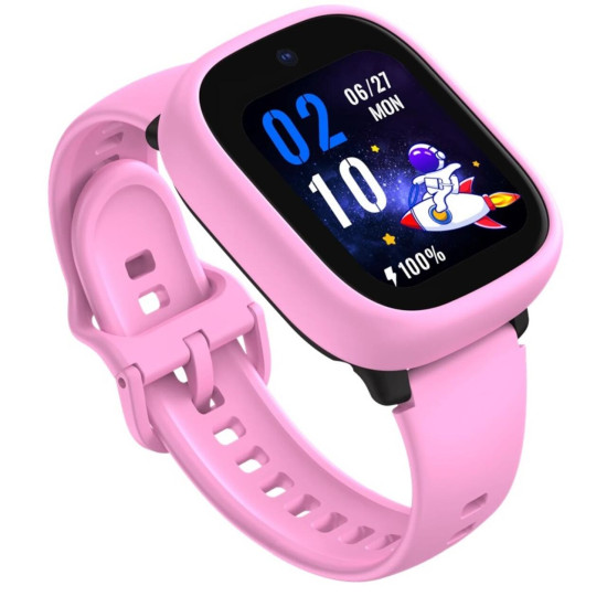 LAGENIO Smartwatch pentru copii cu Functie Telefon, K3, Premium, Monitorizare Sanatate, Conexiune 4G, Roz