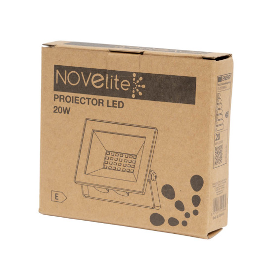 Proiector slim LED SMD V4 20W 6500K IP65 Novelite