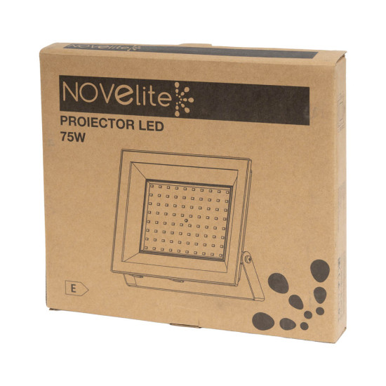 Proiector slim LED SMD V4 75W 6500K IP65 Novelite