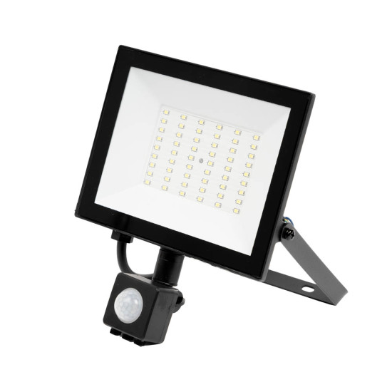 Proiector senzor slim LED SMD V4 50W 6500K IP65 Novelite
