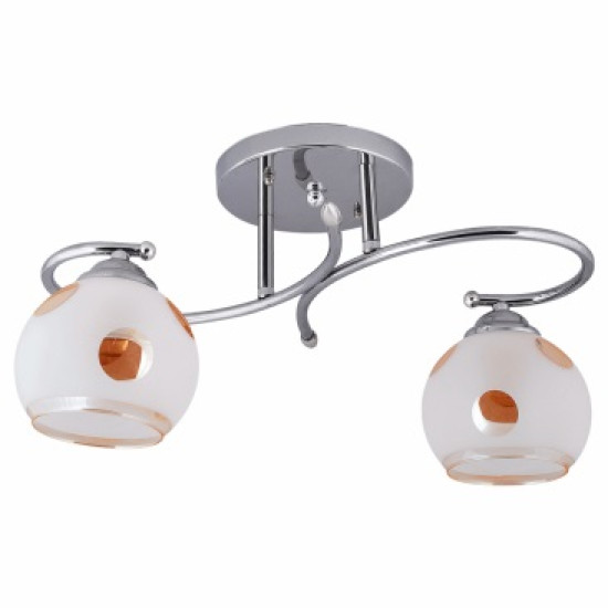 Lustra Erste Nicole Crom cu Maro 2xE27