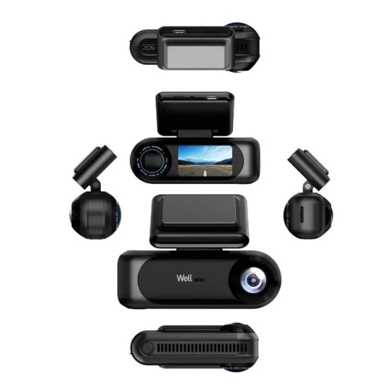 Camera auto Well Watchman 4K, camera spate 2K, Wifi, ecran IPS 1.47", HDR