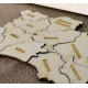 Puzzle din lemn " Romania "