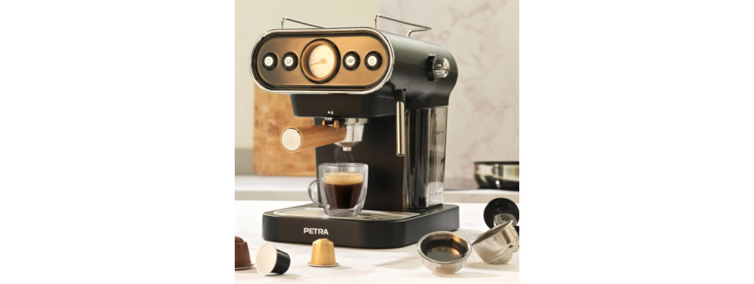 Descoperă secretul cafelei perfecte cu Espressorul 3-în-1 Petra PT5108VDEEU7