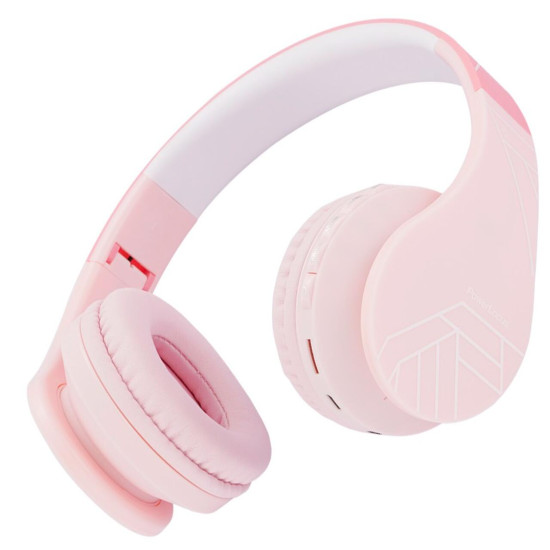 PowerLocus Casti pentru copii, Wireless, P1 Pink