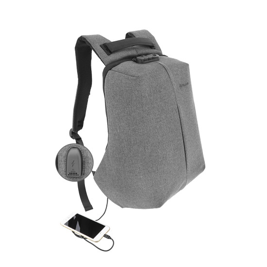 Rucsac laptop Tellur Antifurt V2 Gri