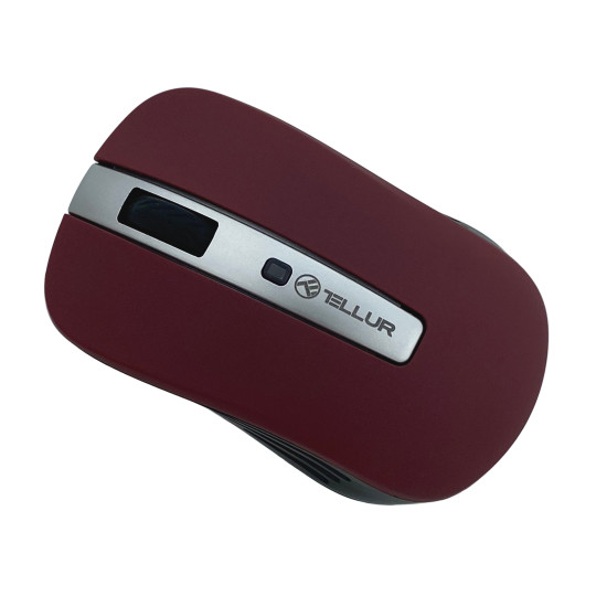 Mouse fara fir, LED, Rosu inchis